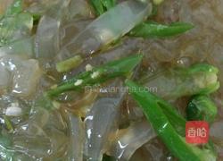辣椒炒凉粉皮的做法图解4