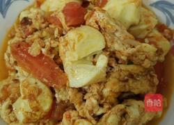 日本豆腐炒西红柿鸡蛋的做法图解5