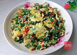 韭菜花炒蛋的做法图解8