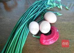 韭菜花炒蛋的做法图解1