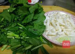 海鲜菇炒菜心的做法图解2