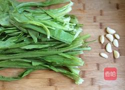 蒜蓉油麦菜的做法图解1