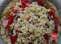 鲜虾披萨的做法图解8