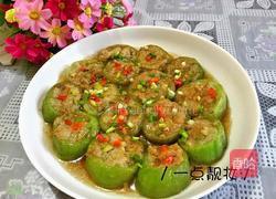 丝瓜酿肉馅的做法图解9