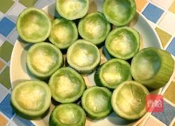 丝瓜酿肉馅的做法图解2