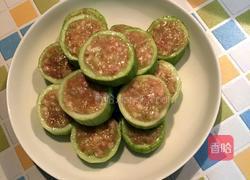 丝瓜酿肉馅的做法图解4