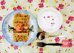 香肠鲜虾饼的做法图解7