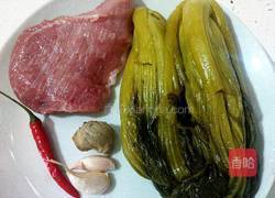 酸菜肉沫的做法图解1