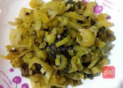 酸菜肉沫的做法图解3