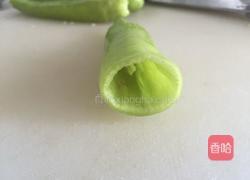 青椒酿肉的做法图解1
