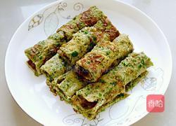 尖椒煎蛋饼的做法图解5