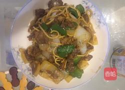 羊肉炒粉的做法图解8