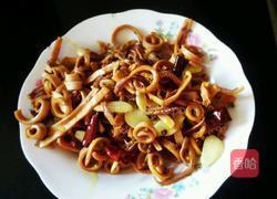 辣炒鱿鱼的做法图解7