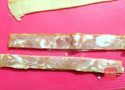 培根玫瑰花卷的做法图解5