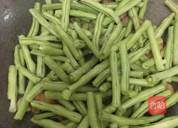 豆角炒虾的做法图解3