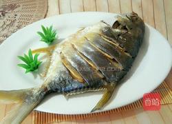 微波炉盐金昌鱼的做法图解10