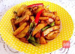 干煸香辣土豆条的做法图解8