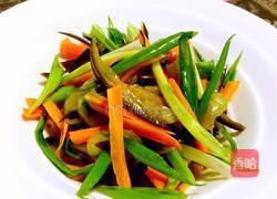 三色拌切丝的做法图解6