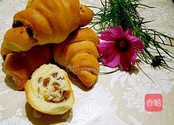 葡萄干油酥 牛角酥的做法图解11