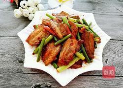 蒜苔回锅肉的做法图解9