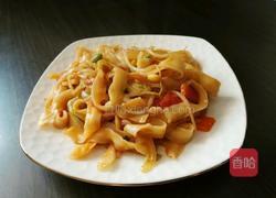 素炒刀削面的做法图解8