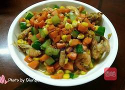 鲜虾炒蔬菜的做法图解10