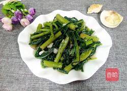 蒜香苦麦菜的做法图解8