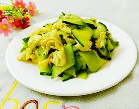 黄瓜炒鸡蛋[图]