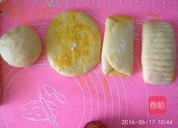 海螺奶香花卷的做法图解3