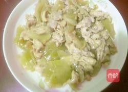 咸菜炒瘦肉的做法图解4