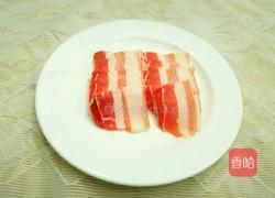 五花肉炒有机菜花的做法图解3