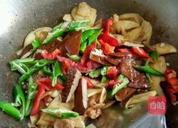 茭白炒肉的做法图解4