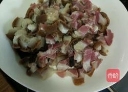 干笋炒腊肉的做法图解3