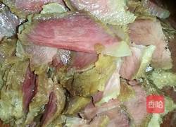 韭菜腌肉面的做法图解2