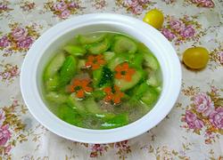 丝瓜肉片汤