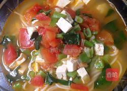 西红柿豆腐面的做法图解4