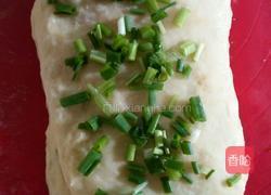 香葱肉松面包卷的做法图解4