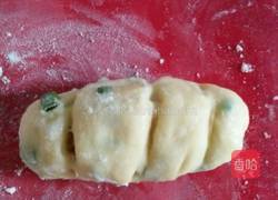 香葱肉松面包卷的做法图解8
