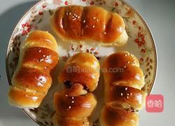 香葱肉松面包卷的做法图解13