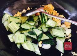 黄瓜炒蛋的做法图解8