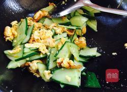 黄瓜炒蛋的做法图解10