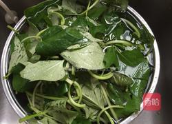 酸笋炒红薯叶的做法图解2