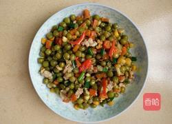 青豆炒肉的做法图解9