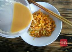 南瓜花摊鸡蛋饼的做法图解2