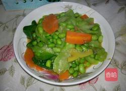 丝瓜炒毛豆的做法图解5