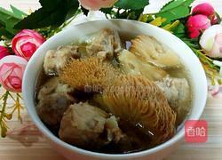 猴头菇炖排骨的做法图解4