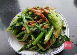 豆豉鲮鱼油麦菜的做法图解3