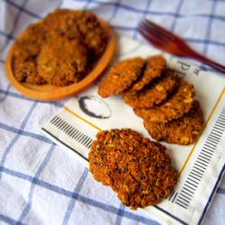 黑糖燕麦椰蓉饼干的做法[图]