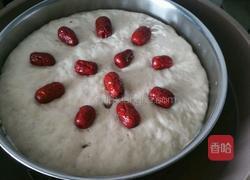 奶香红枣发糕的做法图解5