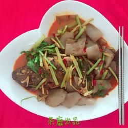 魔芋烧鱼的做法[图]